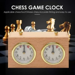 Fashionable Wooden Mechanical Chess Clock