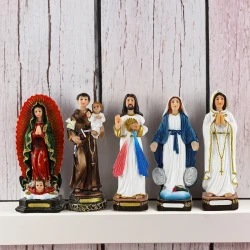 Religious Virgin Jesus Birth Resin Decorations