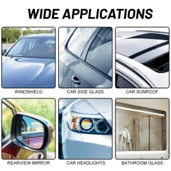 Car Anti-Fog Wipes - Clear View for Windshield, Mirrors & Glasses