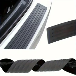 Durable Rubber Car Trunk Pad - Scratch-Resistant Door Sill Protector