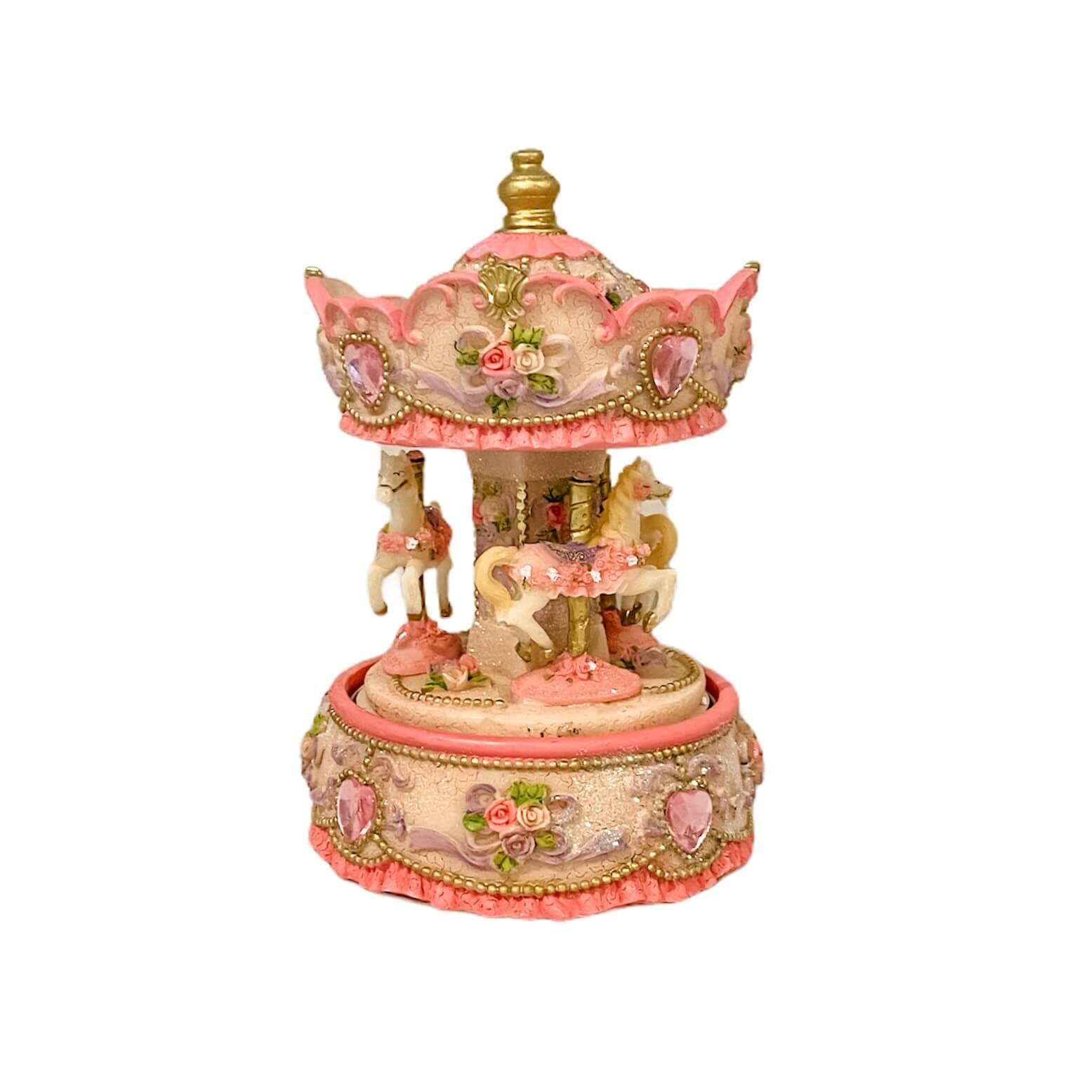 Musical Carousel Pink | Nursery Products | Gift Tree NZ