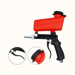 90psi Portable Gravity Sandblaster – High-Pressure Sand Removal Tool for Efficient Cleaning and Abrasive Blasting