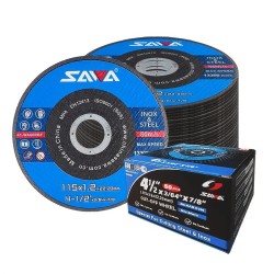 Value Pack of 50pcs SAWA Cut Off Wheels – 4-1/2" x 3/64" x 7/8" Cutting Discs for Metal and Stainless Steel – General Purpose Metal Cutting Discs