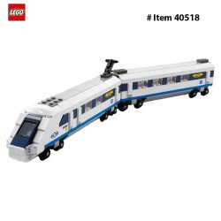 Lego 40518 Creator High-Speed Train 2 – Connected Carriage with Driver's Compartment and Sloping Front