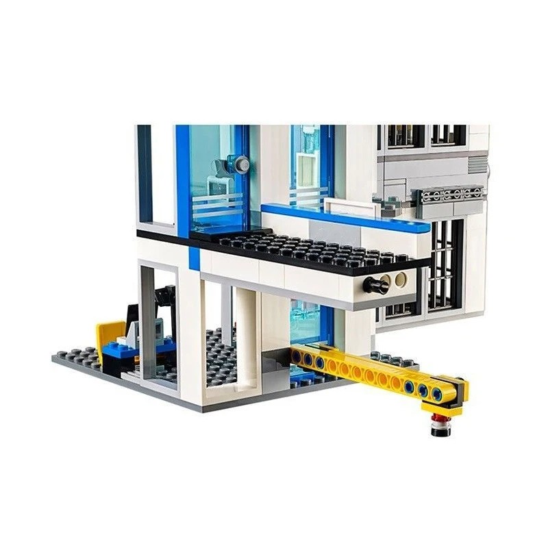 City Police Station Guard Building Blocks 60141 – Helicopter, Car, SWAT Prison, Figures, Bricks Educational