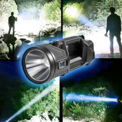 Super Bright Double-head Spotlight Portable Flashlight