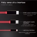 No Lagging HDMI TV Cable No network required for screen casting