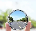 2 Pcs Car Round Frame Convex Blind Spot Mirror